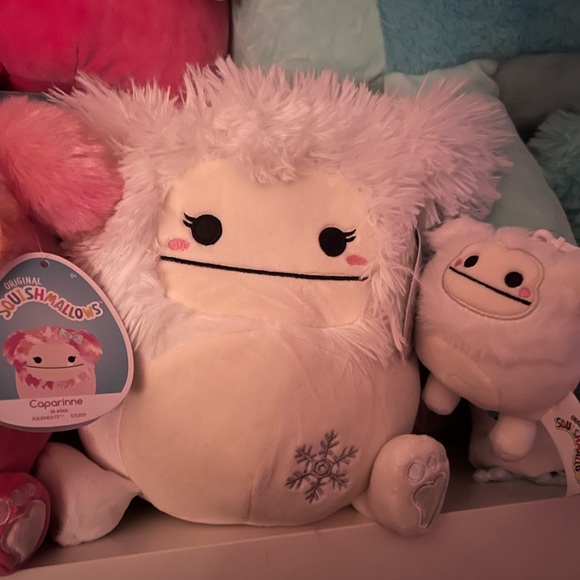 8” Ever Bigfoot squishmallow with baby Ever clip! RARE&BRAND NEW! - Picture 1 of 2